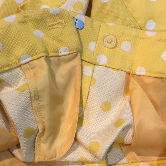 Ann Taylor Yellow Polka Dot Signature Shorts Size 2 EUC - Picture 7 of 9